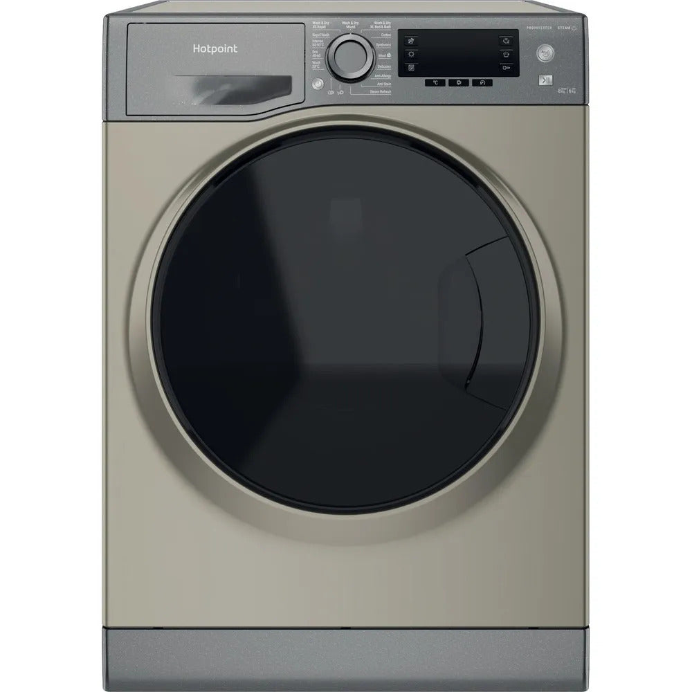 Hotpoint NDD86448GDAUK 8kg 1400 Spin ActiveCare Freestanding Washer Dryer Graphite