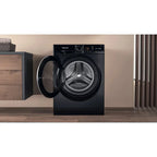 Hotpoint NSWM965CBSUKN 9kg 1600 Spin Washing Machine Black