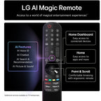 LG 43NANO80A6B 43 Inch NanoCell AI NANO80 4K Ultra HD HDR Smart TV 2025