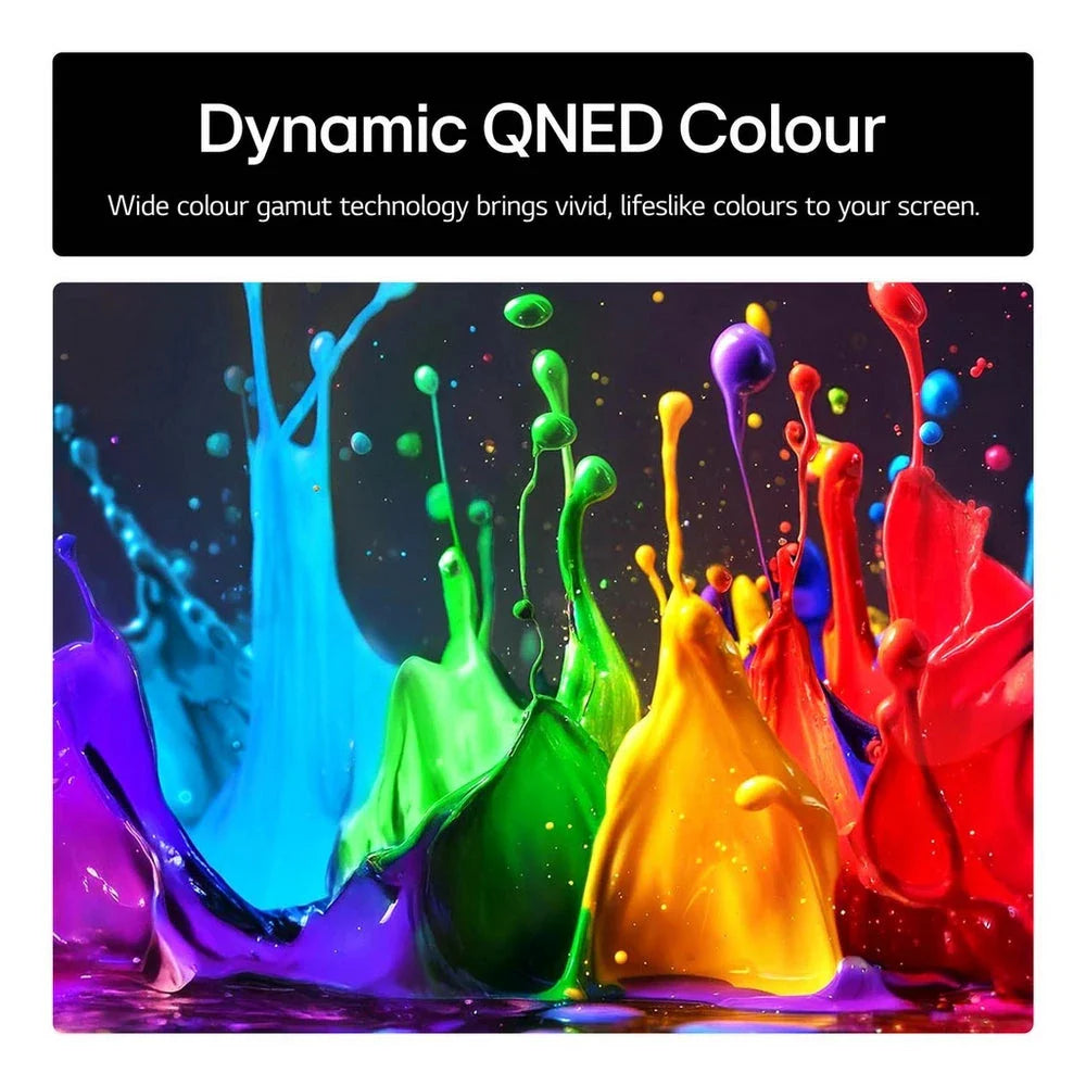 LG 43QNED84A6C 43 Inch QNED AI QNED84 HDR 4K Ultra HD Smart TV 2025