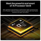 LG 55NANO80A6B 55 Inch NanoCell AI NANO80 4K Ultra HD HDR Smart TV 2025