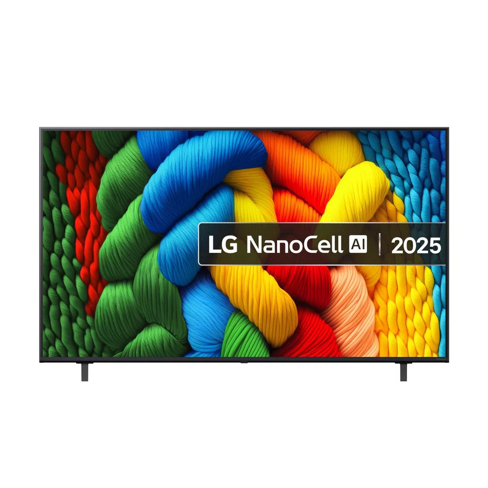 LG 65NANO80A6B 65 Inch NanoCell AI NANO80 4K Ultra HD HDR Smart TV 2025