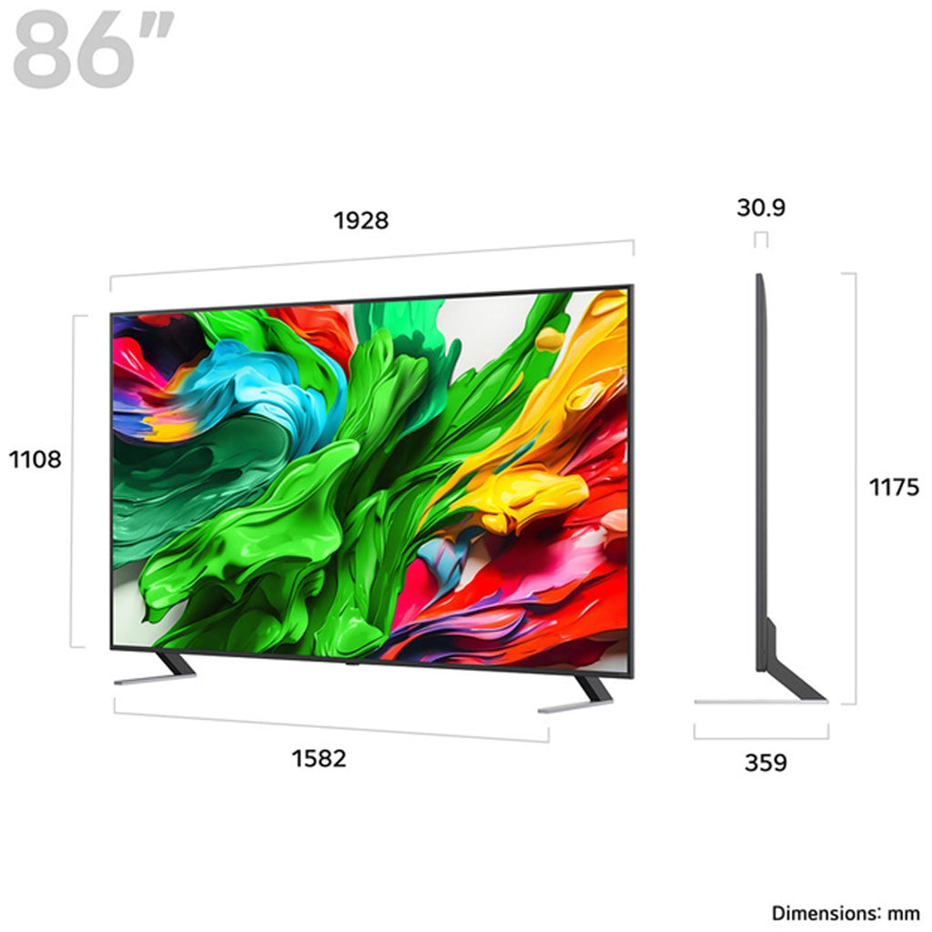 LG 86QNED85A6C 86 Inch QNED evo AI QNED85 HDR 4K Ultra HD Smart TV 2025