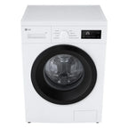 LG F4A10S8NWK 8kg 1400 Spin Front Load Washing Machine White - A Rated