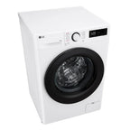 LG F4Y510WBLN1 10kg Steam 1400 Spin Freestanding Front Load Washing Machine White - A Rated