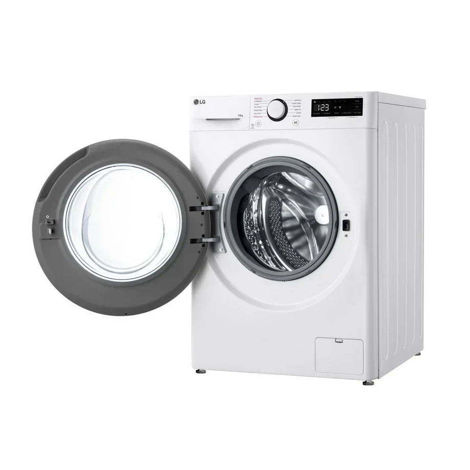 LG F4Y510WBLN1 10kg Steam 1400 Spin Freestanding Front Load Washing Machine White - A Rated