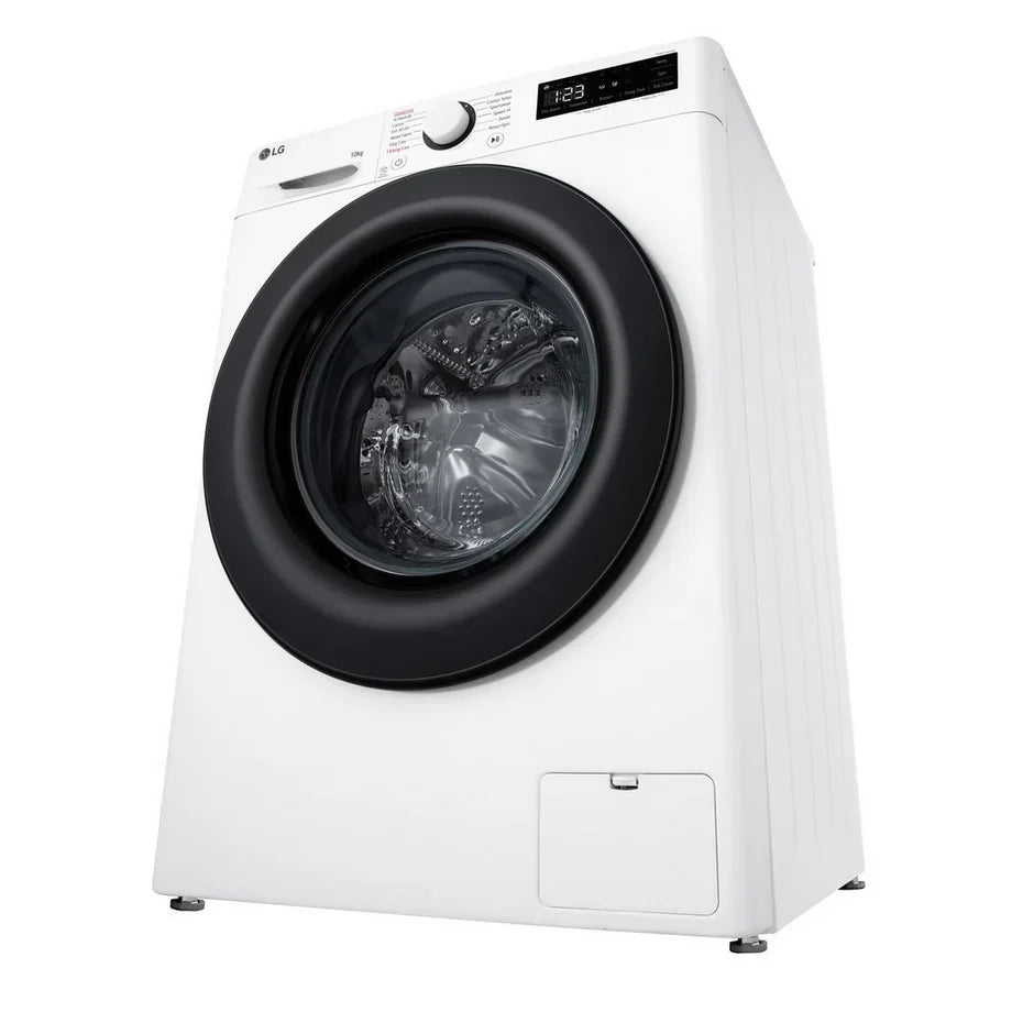 LG F4Y510WBLN1 Washing Machine Front Load 10 kg 1400 Spin White - Clearance