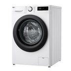 LG F4Y510WBLN1 Washing Machine Front Load 10 kg 1400 Spin White - Clearance