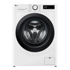 LG F4Y510WBLN1 Washing Machine Front Load 10 kg 1400 Spin White - Clearance