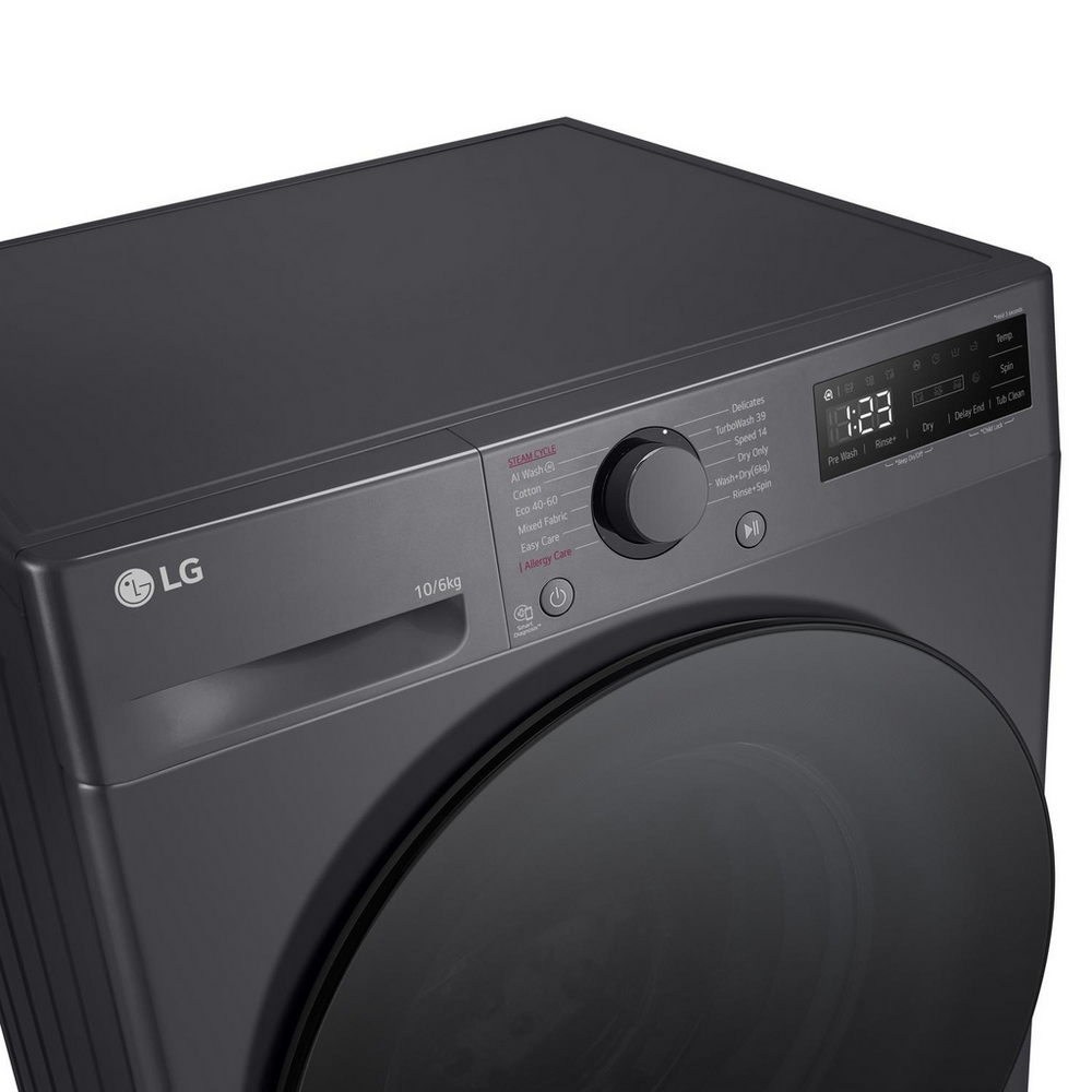 LG FWY706GBTN1 10+6 kg 1400 Spin Freestanding Washer Dryer Slate Grey