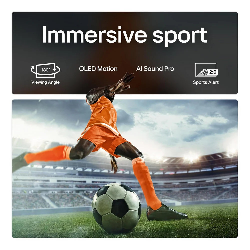 LG OLED42C55LA 42 Inch OLED evo AI C5 4K Ultra HD HDR Smart TV 2025