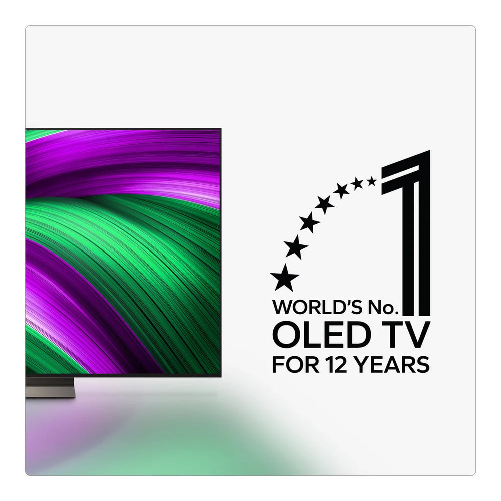 LG OLED65C56LB 65 Inch OLED evo AI C5 4K Ultra HD HDR Smart TV 2025