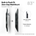 LG OLED83G54LW 83 Inch OLED evo AI G5 OLEDG54LW 4K Ultra HD HDR Smart TV 2025 - Wall mount version