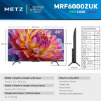 Metz 65MRF6000ZUK 65 Inch MRF6000Z 4K Ultra HD HDR DLED Smart TV with Freely 2025
