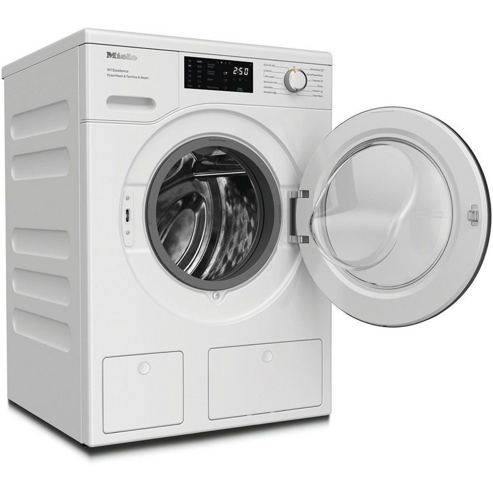 Miele WEG885 WCS 9kg 1400 Spin PowerWash & SteamCare Washing Machine Lotus White