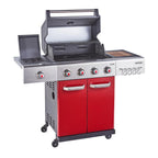Outback Red Jupiter 4 Burner Hybrid BBQ