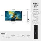 Samsung QE55S95FATXXU 55 Inch S95F OLED 4K Ultra HD HDR Smart AI TV 2025