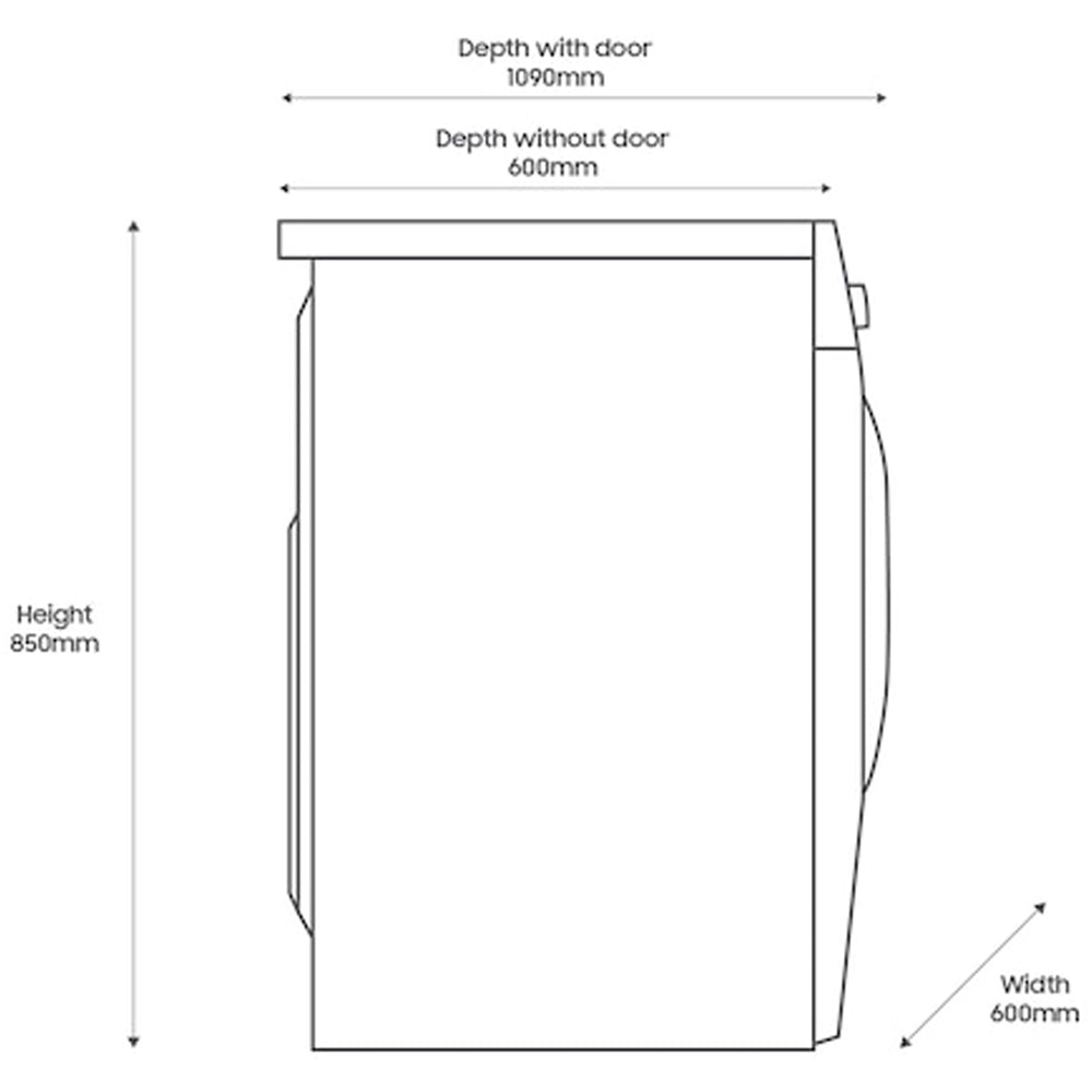 Samsung Series 6 WW11DG6B25LEU1 AI Energy SpaceMax 11kg 1400 spin Washing Machine White