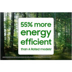 Samsung Series 9 WF90F09C4SU1 Bespoke AI Home 9kg 1400 Spin Smart Washing Machine Dark Steel