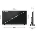 Sharp 2T-C40HE2245KB Full HD LED Smart TiVo TV with Freely 2025