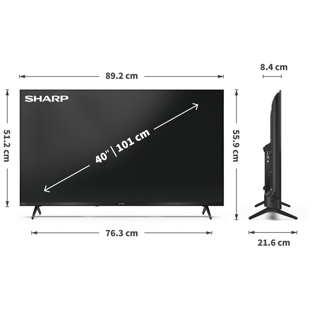 Sharp 2T-C40HE2245KB Full HD LED Smart TiVo TV with Freely 2025