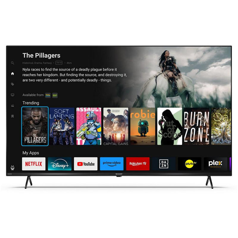 Sharp 4T-C55GK4245KB 55 Inch 4K UHD Frameless Smart Tivo TV 2024