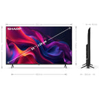 Sharp 4T-C55GK4245KB 55 Inch 4K UHD Frameless Smart Tivo TV 2024