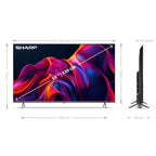 Sharp 4T-C55GM6141KB 55 Inch 4K UHD Quantum Dot Frameless Smart TiVo TV 2024