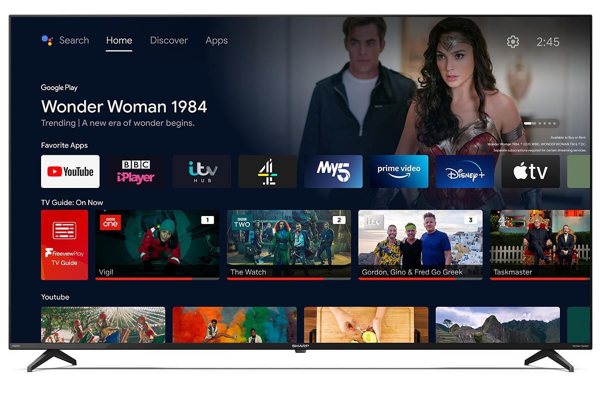 Sharp 4T-C65FN2KL2AB 65 Inch 4K Ultra HD Smart TV