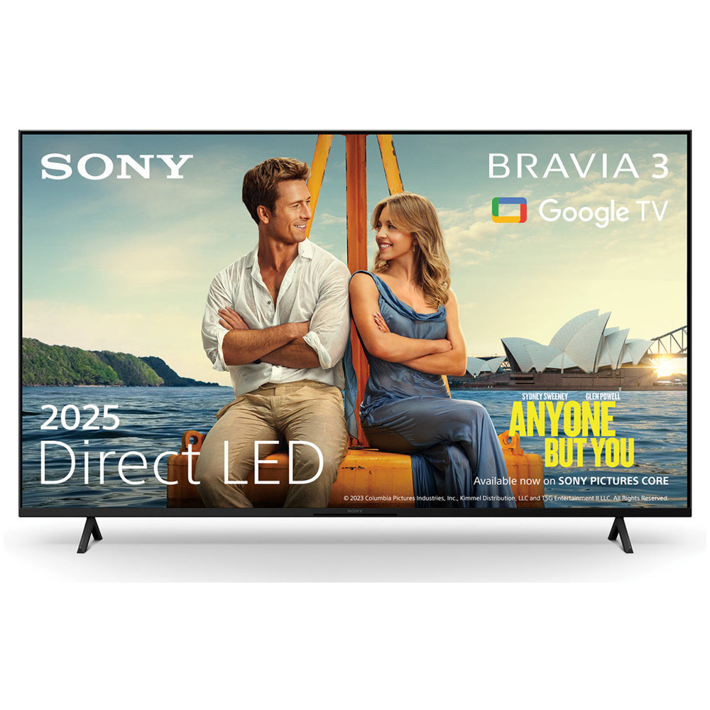 Sony K43S38BP 43 Inch Bravia 3 LED 4K Ultra HD HDR Smart Google TV 2025