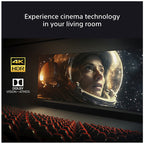 Sony K43S38BP 43 Inch Bravia 3 LED 4K Ultra HD HDR Smart Google TV 2025