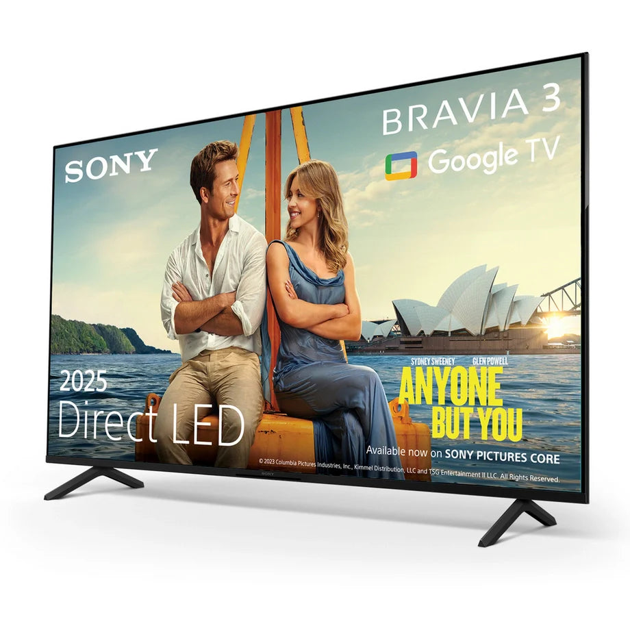 Sony K50S38B 50 Inch Bravia 3 LED 4K Ultra HD HDR Smart Google TV 2025