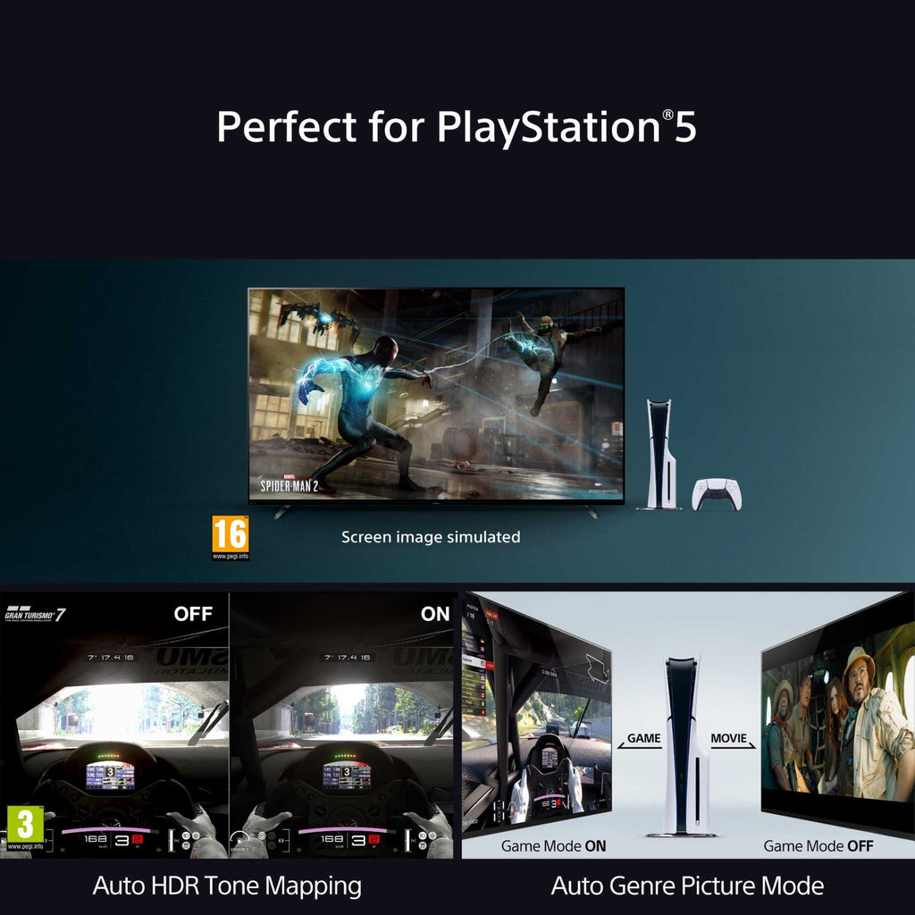 Sony K65XR8AU 65 Inch BRAVIA 8A 4K Ultra HD HDR OLED Smart Google TV