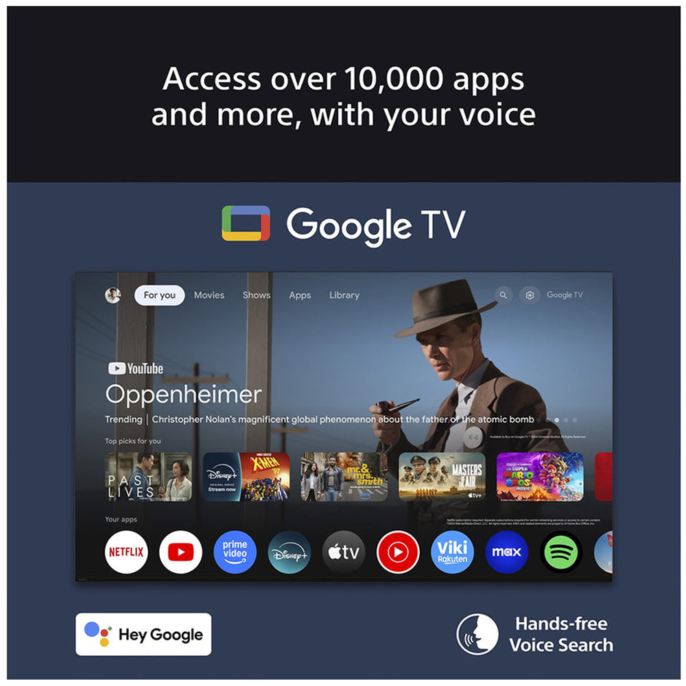 Sony K65XR8M25B 65 Inch BRAVIA 8 II QD-OLED 4K Ultra HDR Smart Google TV 2025