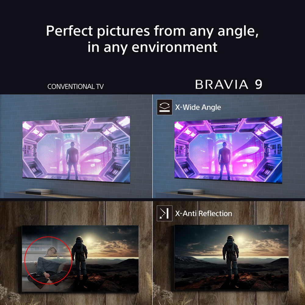 Sony K65XR90PU 65 Inch XR90 4K UHD HDR QLED Mini Led BRAVIA 9 Smart Google TV 2024