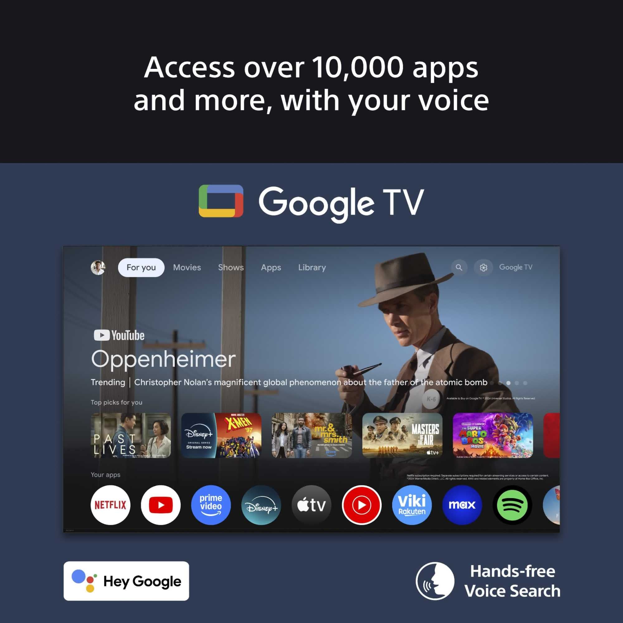 Sony K77XR8APU 77 Inch BRAVIA 8A 4K Ultra HD HDR OLED Smart Google TV