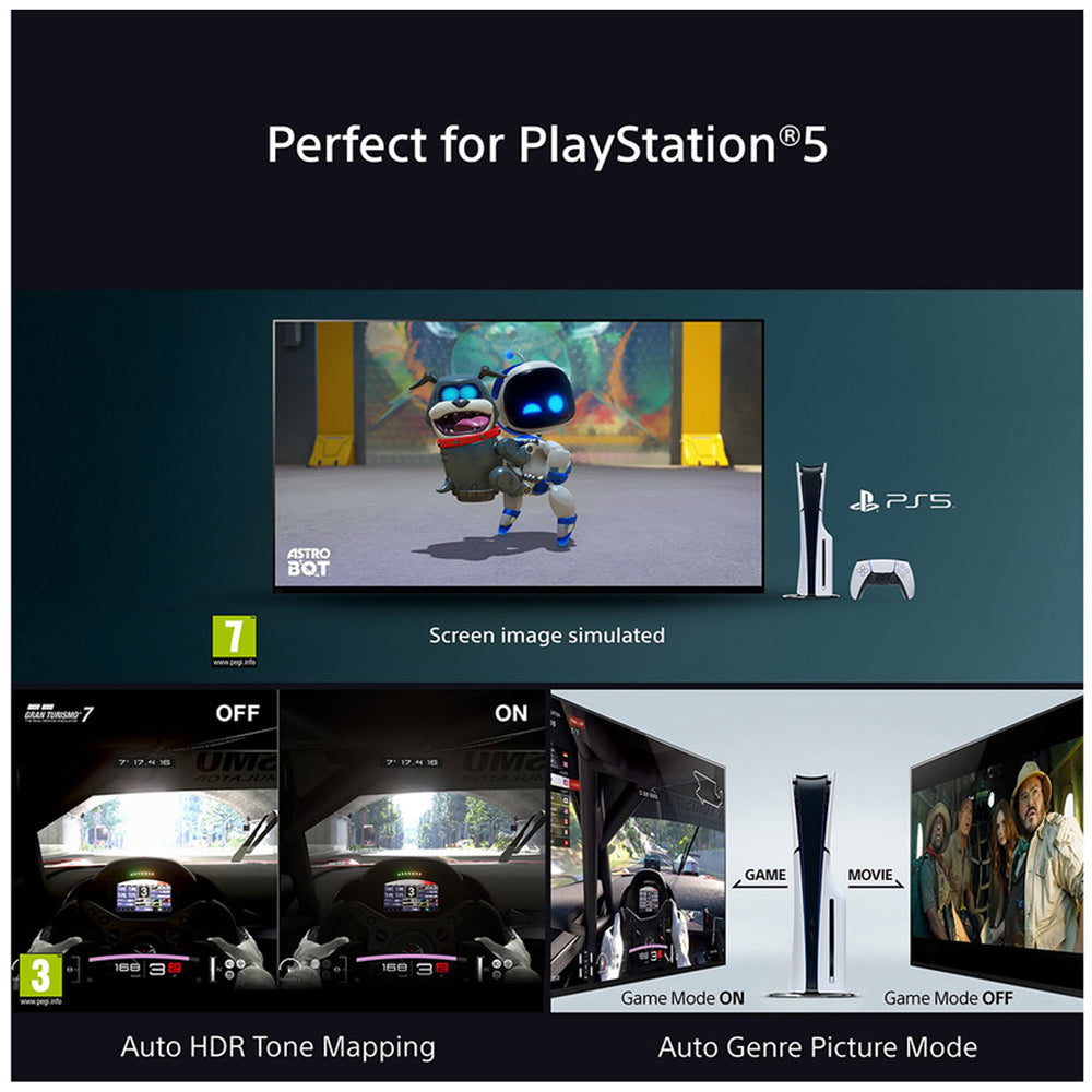 Sony K85XR55BP 85 Inch BRAVIA 5 Mini LED 4K Ultra HD HDR Smart Google TV 2025