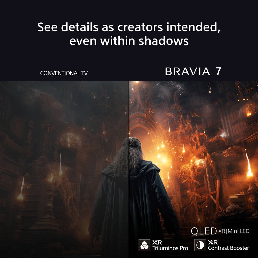 Sony K85XR70PU 85 Inch BRAVIA 7 4K QLED Mini LED Smart Google Bravia TV 2024