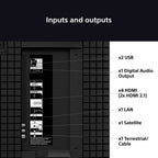 Sony K98XR55BP 98 Inch BRAVIA 5 Mini LED 4K Ultra HD HDR Smart Google TV 2025