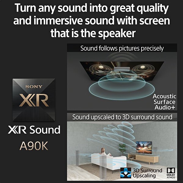 Sony XR42A90KU A90K BRAVIA XR MASTER Series OLED 4K Ultra HD High Dynamic Range HDR Smart TV Google TV