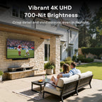 Sylvox OT65B1K4GC 65 Inch 4K Ultra HD LED Partial Sun Outdoor Smart TV