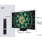 TCL 50Q7C-UK 50 Inch Q7C 4K Ultra HD HDR QD-Mini LED Smart Google TV 2025