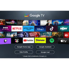 TCL 50V6C-UK 50 Inch V6C 4K Ultra HD HDR Direct LED Smart Google TV 2025