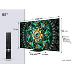 TCL 55Q7C-UK 55 Inch Q7C 4K Ultra HD HDR QD-Mini LED Smart Google TV 2025