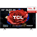 TCL 55T8C-UK 55 Inch T8C 4K QLED Ultra HD HDR Smart Google TV with 144Hz Motion Clarity Pro and Onkyo 2.1 sound
