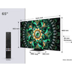 TCL 65Q7C-UK 65 Inch Q7C 4K Ultra HD HDR QD-Mini LED Smart Google TV 2025