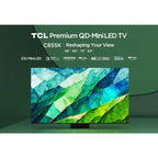 TCL 75C855K 75 Inch C855K 4K UHD HDR QLED Mini LED Smart Google TV 2024