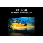 TCL 75C855K 75 Inch C855K 4K UHD HDR QLED Mini LED Smart Google TV 2024