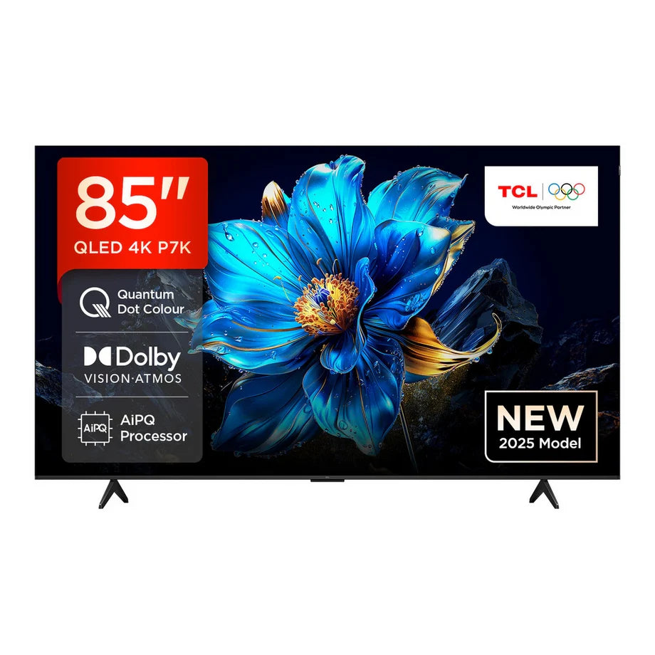 TCL 85P7K-UK 85 Inch P7K 4K QLED Ultra HD HDR Direct LED Smart Google TV 2025
