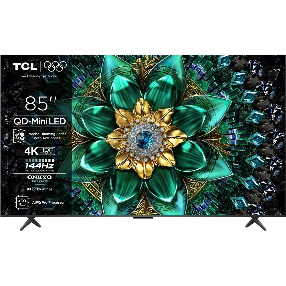 TCL 85Q6C-UK 85 Inch Q6C 4K Ultra HD HDR QD-Mini LED Smart Google TV 2025